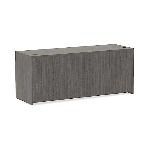 Alera Valencia Series Credenza Shell, 70.88w x 23.63d x 29.5h, Gray by Alera