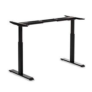 StudiONE Dual Motor Electric Height Adjustable Standing Desk Frame, Memory Controller, Sit Stand Home Office Table, Black (Frame Only)