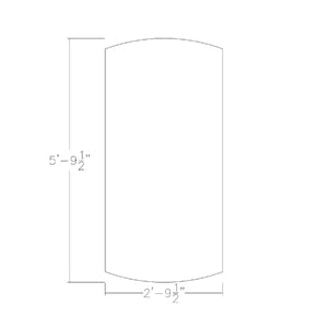 SKUTCHI DESIGNS INC. Conference Table T-Legs | Arc Rectangle Shaped | 6 Person | Harmony Series | Light Gray