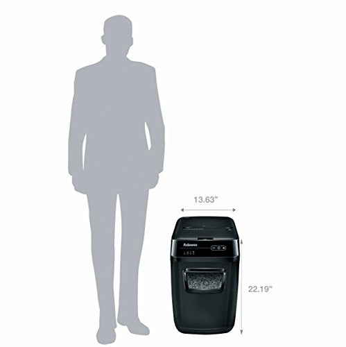 Fellowes 4656201 AutoMax 200M Auto Feed Shredder - 200 Sheet Capacity - Black (4656201)
