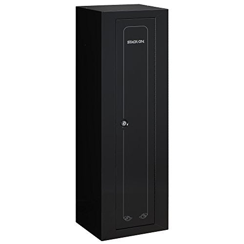 Stack-On GCB-910 Steel 10-Gun Compact Steel Security Cabinet, Black