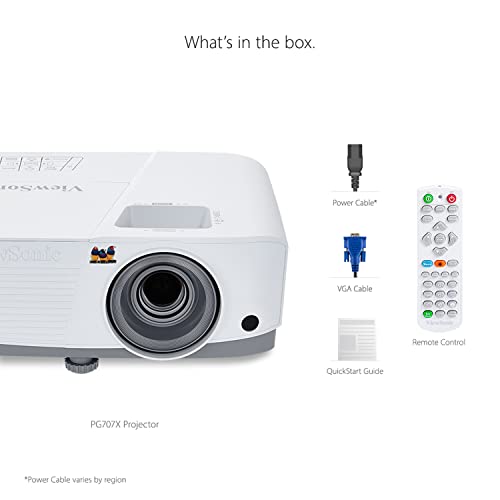 ViewSonic PG707X 4000 Lumens XGA Networkable DLP Projector