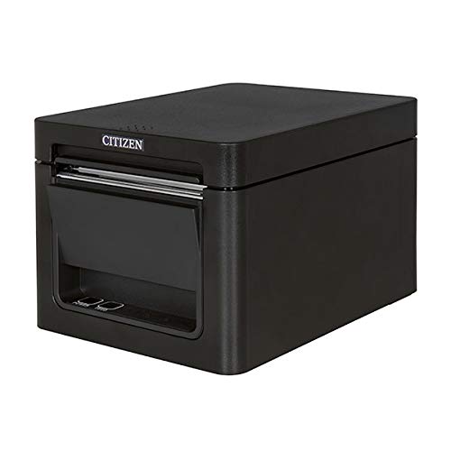 Citizen Thermal Receipt Printer - USB 2.0 Interface with Auto-Cutter Prints Ultra High-Speed 300 MM/S. Worry Free 2 Year Warranty (BRR-CT-E651-BLACK)