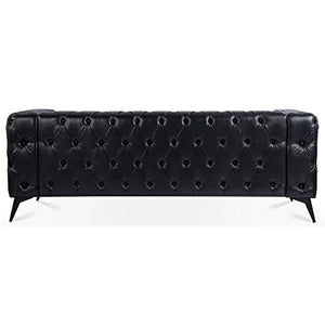 Generic 84.06 Inch Traditional Square Arm 3 Seater Sofa