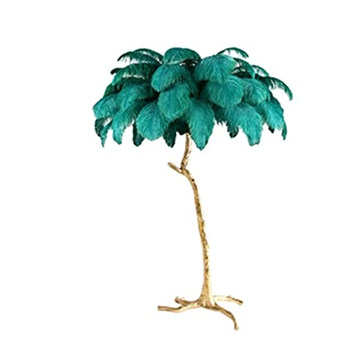 Ostrich Feather Floor Lamp Living Room Bedroom Interior Lighting Decorative Lamp