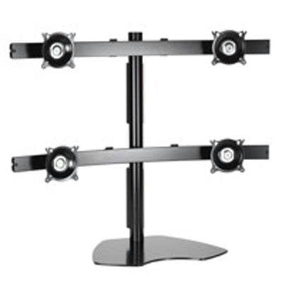 Chief Widescreen Quad Monitor Desk Mount LCD Finish: Black