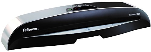 Fellowes Laminator Callisto 125, 12.5 Inch Laminating Machine, with Laminating Pouches Kit (5729101)