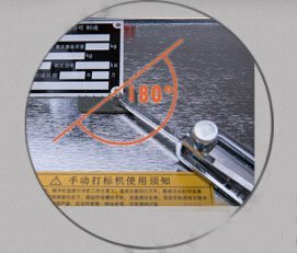 Semi-Automatic Nameplate Metal Label Stamping Printer Marking Machine Marker 4mm