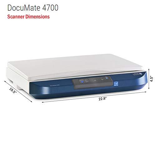 Xerox DocuMate 4700 Color Document Flatbed Scanner
