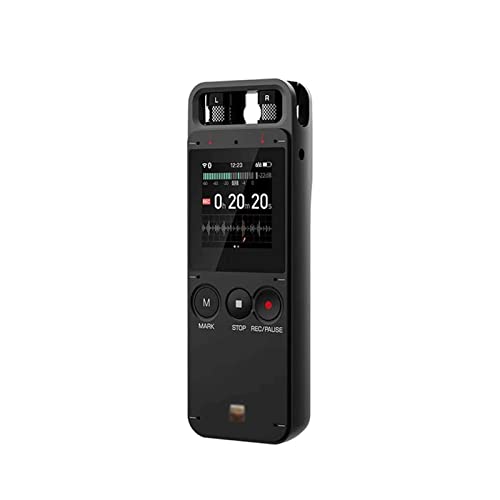 Language Translator Device with Recording and Transcription in 20 Languages | Standby Time Up to 20 Days | Meetings and Learning (Black)