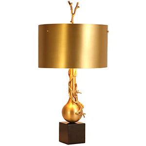 Raxinbang Luxury Designer All Copper Marble Desk Lamp 39x66cm