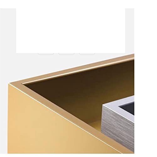 TAPIVA Luxury Blue Leather Office Desk with Drawer