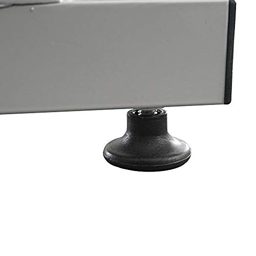 L-Shaped Durable E1 15MM Chipboard & 0.7mm Steel Arc Legs Splicing Computer Desk Wood Color