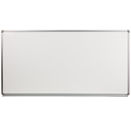 Flash Furniture 6' W x 3' H Porcelain Magnetic Marker Board