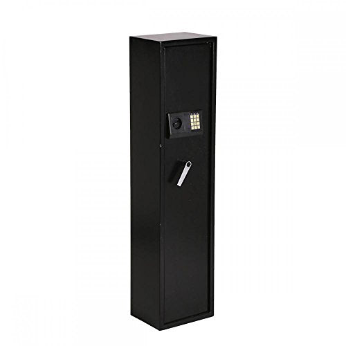 PayLessHere 5 Rifle Gun Storage Safe Electronic Lock Cabinet Lockbox Case