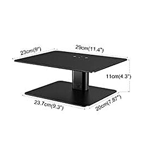 LZQDM Adjustable High Metal Desktop Storage Organizer Compatible TV, Computer, Laptop, Desktop Bracket