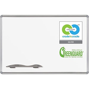 Best-Rite Green-Rite Steel Dry-Erase Whiteboard, Aluminum Frame, 4-Ft X 3-Ft (E2h2pc)