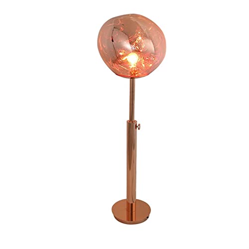 BNNP Mid Century Glass Floor Lamp with LED Lights