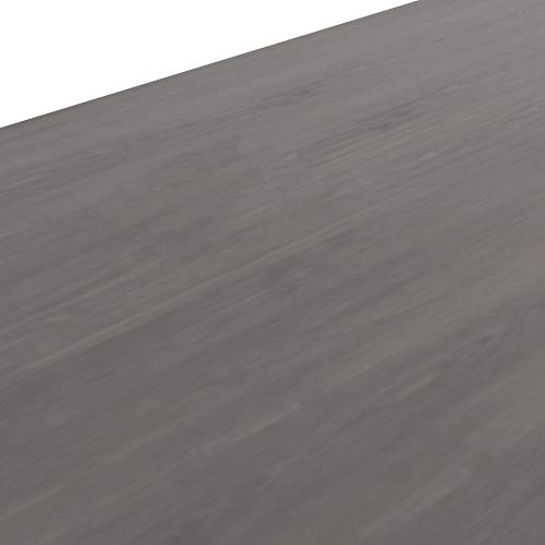 Linea Italia Workstation L-Shaped Corner Easy to Assemble Executive Desk | Computer Table for Home or Office, 55" x 71", Ash