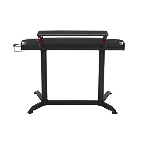 RESPAWN 3000 Gaming Computer Desk - Ergonomic Height Adjustable Gaming Desk, in Red (RSP-3000-RED)