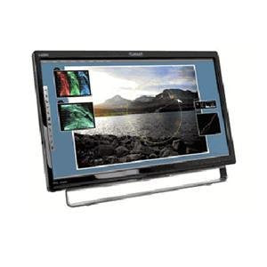 Planar Systems PXL2430MW Wide Black LED Multi-Touch Optical Touchscreen with USB, Analog, DVI-D, HDMI, Internal Power, Speakers, 0-20 Tilt, 24" Display
