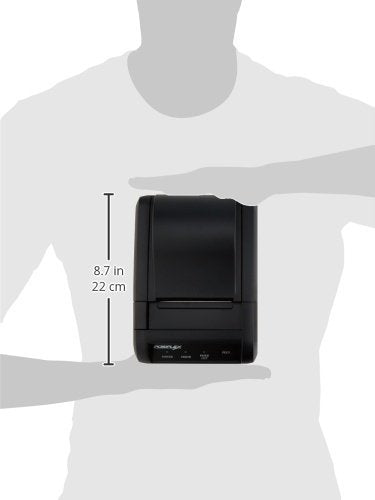 Posiflex PP8000S10410UD Series PP8000 Printer, Aura Thermal Printer, Serial Cable and Power Supply Included, Comes with Serial, Parallel and USB Interface Installed, Black