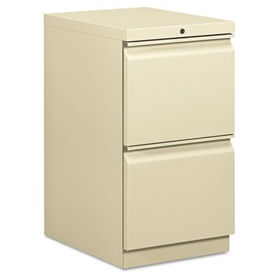 HON Efficiencies Mobile File/File Pedestal - Putty, 15w x 19.88d x 28h