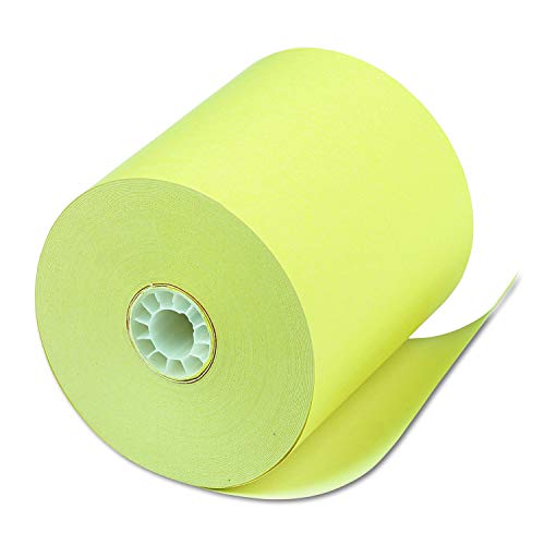 PM Company Perfection POS Canary Thermal Rolls, 3.125 Inches x 230 Feet, 50 Rolls per Carton (05214C)