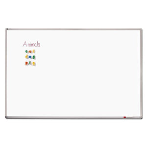 Quartet Porcelain Whiteboard, Magnetic Dry Erase Board, 4' x 10', Aluminum Frame (PPA410)