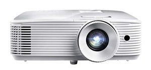 Optoma 3400 Lumens 1080p Home Theater Projector -White (HD27HDR) - (Renewed)