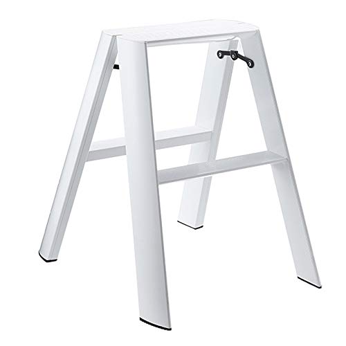 QDY Folding Stool 2 Step Lightweight Ladder for Caravans & Camper Vans - 150KG Load Bearing