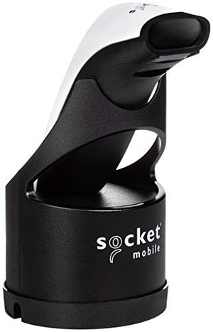 SocketScan S730, Laser Barcode Scanner, White & Charging Dock