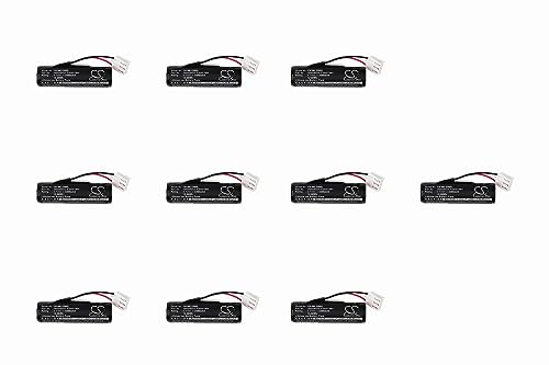 XSPLENDOR (10 Pack) XSP Battery for REACARD Rea T6 Flex PN 295006044 296110884 F26401964 F26402274