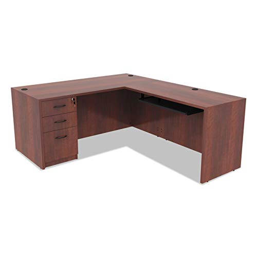 Alera Valencia Series 66 by 30 by 29-1/2-Inch Desk Shell, Medium Cherry