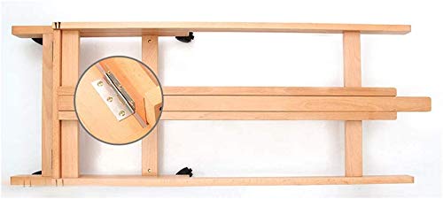 Studio Easel Canvas Display Stand Large Beech Multifunction Profession Studio Easel Indoor Canvas Ad Display Stand with Wheel Artist Storage Painting Easel