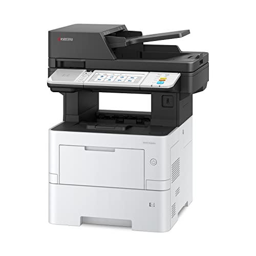 KYOCERA ECOSYS MA4500ifx Monochrome Laser Printer, 47 ppm, 1200 dpi, Gigabit Ethernet, 7" Touchscreen, 512 MB