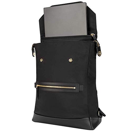 Targus Newport Convertible 2-in-1 for 15-Inch Laptop and Tablet Business Messenger Backpack, Black (TSB965GL)