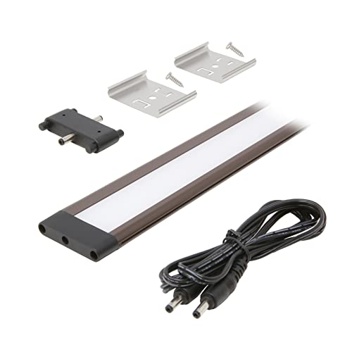 Lightkiwi V6699 Dunn 12 Inch Warm White Modular LED Under Cabinet Lighting - Hardwire Kit (6 Panel)