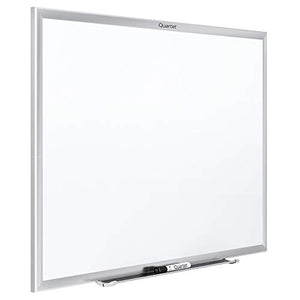 Quartet Magnetic Whiteboard, 8' x 4' White Board, Nano-Clean, Silver Aluminum Frame (SM538)