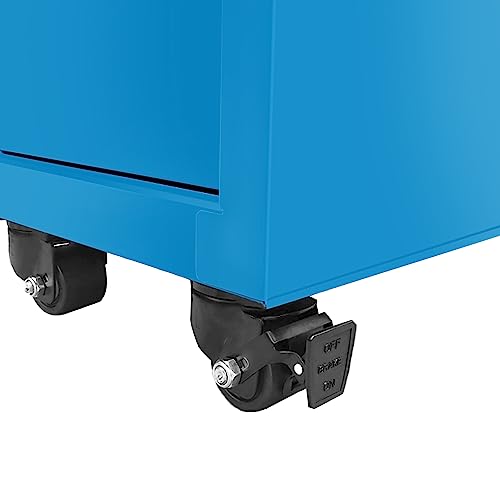 Viper Tool Storage V1605TLR Salon Cart, 5 Drawer, Teal