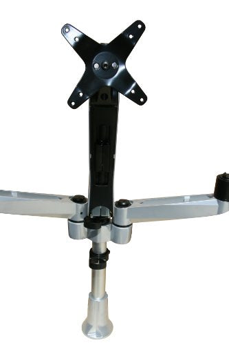Mount-It! MI-55111 3 Height Adjustable, Articulating, Full Motion Arms Desk Mount for LCD, LED, Samsung, Sony, LG, KFDtech, HP, Phillips, ViewSonic, Panasonic, Element, Vizio, 13, 20, 24, 27, Computer Monitor Display Screens, VESA 75x75 100x100