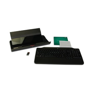Logitech Alto Notebook Stand with Cordless Keyboard & USB Hub