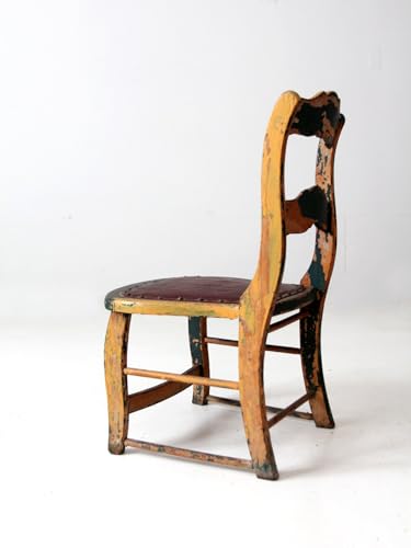 Lschool Antique Small Painted Side Chair