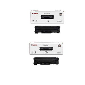 Canon 2X imageCLASS 128 Black Toner Cartridge - Compatible with imageCLASS D530, D550, MF4450, MF4570dn, MF4570dw,MF4770n, MF4880dw, MF4890dw Printers, FAXPHONE L100 and L190 Fax Machines