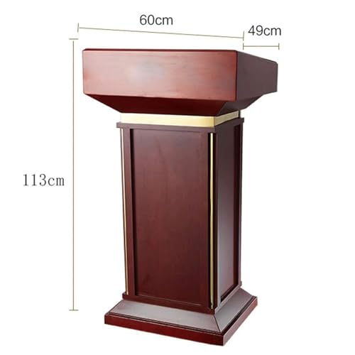 SMuCkS Modern Wood Standing Lectern Podium Stand