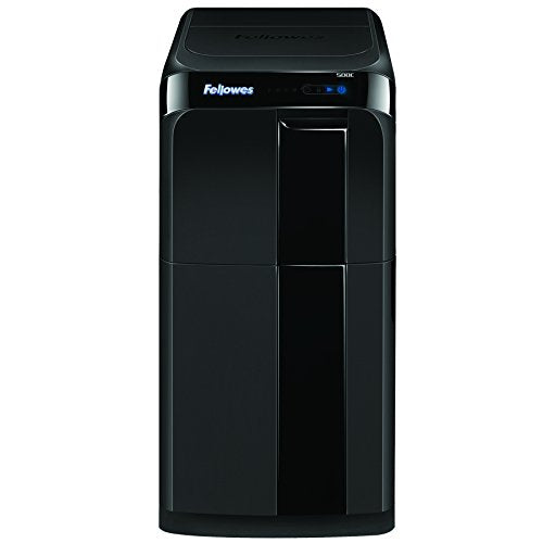 Fellowes AutoMax 500C 500-Sheet Cross-Cut Auto Feed Shredder, for Hands-Free Shredding (4652001)