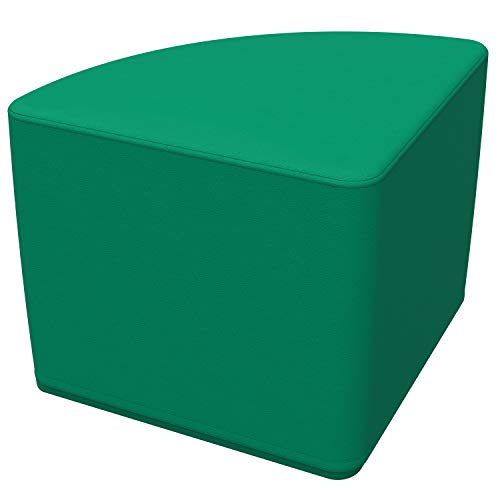 FDP SoftScape Pie Ottoman, Collaborative Flexible Seating for Kids, Teens, Adults; Soft Foam Furniture for in-Home Learning, Classrooms, Offices, Libraries, Junior 16" H (4-Piece) - Contemporary