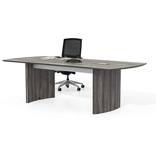 Safco Products MNC8LGS Medina Table, 8', Gray Steel