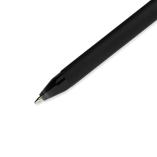 Paper Mate Comfortmate Stick Fine Point Ballpoint Pens, 12 Black Ink Pens (6180187)
