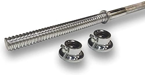 HXFENA Barbell Weight Bar, 47In Straight Weight Lifting Barbell Bar, Home Fitness Strength Training Equipment,120Cm